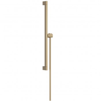 Душова штанга Hansgrohe Unica E Puro 65 см зі шлангом 160 см, Brushed Bronze (24404140)