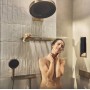 Боковой душ-полочка Hansgrohe Rainfinity 500 1jet, Brushed Black Chrome (26243340)