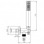 Душевый набор Bossini Zen C12001C00094004 Satined Nickel