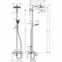 Hansgrohe Crometta E 27298000 Душевая система 240 Showerpipe