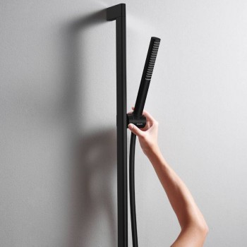 Душовий набір Hansgrohe Pulsify S 100 1jet EcoSmart+ 65 см, Matt Black (24373670)