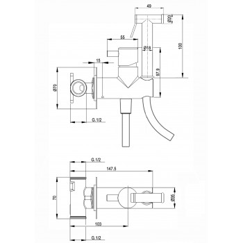 Devit Art CV50795640 Гигиенический душ