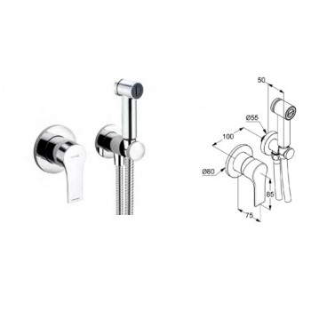 Kludi 489980565 Zenta SL Комплект гигиенического душа
