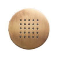 Боковий душ Bossini Tondo flat 100 мм, антична бронза (I00175000022003)