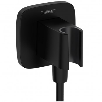 Шлангове підключення Hansgrohe FixFit Porter Q з тримачем, Matt Black (26887670)