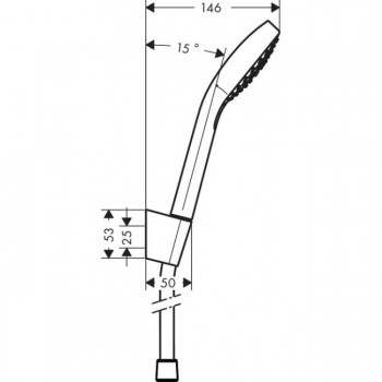 Hansgrohe Croma Select S 26411400 Душовий набір Vario/Porter'S