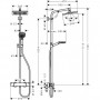 Hansgrohe Crometta E 27271000 Душевая система 240 1jet