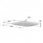 Kludi FRESHLINE 6440005-00 верхній душ 400 мм.