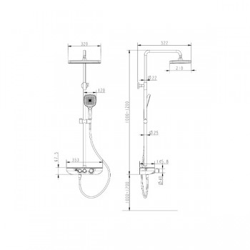 Душевая система Devit HB-GRD013