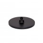 Лейка для верхнего душа Qtap Hlavova D 250 мм округлая QTHLA107BLM45949 Black Matt
