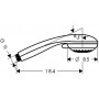 Ручной душ Hansgrohe Crometta 85 28562000