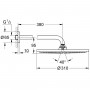 Верхний душ Grohe Rainshower Cosmopolitan 26066DL0 310 мм.