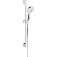 Душовий набір Hansgrohe Showerpipe Crometta 100 Vario Green 6 л/хв, 65 см, White/Chrome (26555400)
