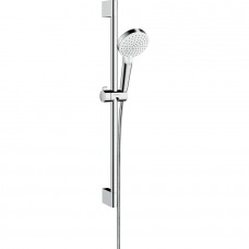 Душовий набір Hansgrohe Showerpipe Crometta 100 Vario Green 6 л/хв, 65 см, White/Chrome (26555400)
