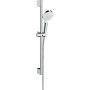 Душовий набір Hansgrohe Showerpipe Crometta 100 Vario Green 6 л/хв, 65 см, White/Chrome (26555400)