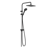 Душевая система Hansgrohe Vernis Shape Showerpipe 230 1jet Reno, черный матовый (26282670)