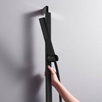 Душовий набір Hansgrohe Pulsify E 100 1jet EcoSmart 65 см, Matt Black (24370670)