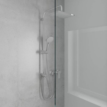 Душова система Hansgrohe Vernis Shape Showerpipe 230 1jet Reno, чорний матовий (26282670)