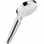 Ручний душ Hansgrohe Crometta Vario EcoSmart 9 л/хв, White/Chrome (26332400)