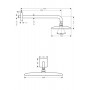 Верхній душ Hansgrohe Raindance E360 AIR 27376000