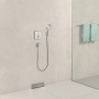 Шлангове з'єднання для душа Hansgrohe FixFit Square, білий матовий (26455700)