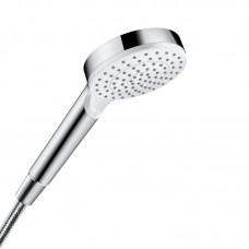Ручний душ Hansgrohe Crometta 100 1jet, EcoSmart 9л/хв, White/Chrome (26333400)