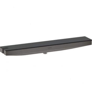 Шланговое подключение Hansgrohe Porter 500 Rainfinity с полочкой L, Brushed Black Chrome (26843340)
