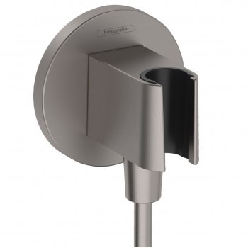 Шлангове підключення Hansgrohe FixFit Porter S із тримачем, Brushed Black Chrome (26888340)