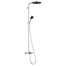 Душова система Hansgrohe Pulsify S Puro Showerpipe для ванної 260 1jet EcoSmart Ecostat Fine, Chrome (24232000)