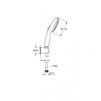 Душевой набор Tempesta 110 27849003 Grohe