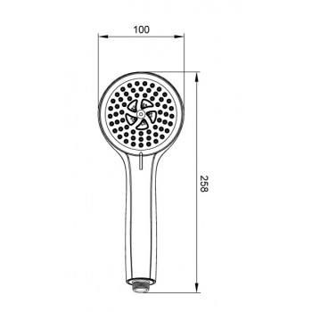 Ручной душ DEVIT Sigma 3340HS