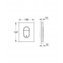 Grohe Arena Cosmopolitan 38844000 Кнопка змиву