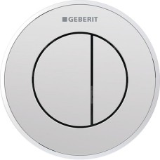 Кнопка змиву Geberit Sigma10, пневматична, дистанційний змив, хром глянсовий/матовий (116.056.KH.1)