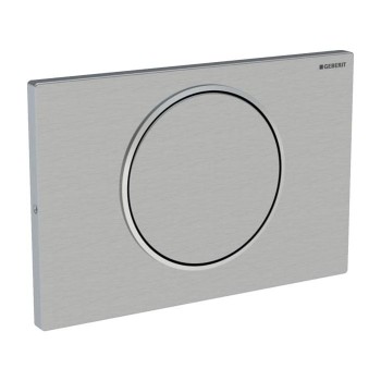Кнопка змиву Geberit Sigma 10 з антивандальним кріпленням, сатин (115.787.SN.5)