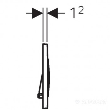 Клавиша смыва Geberit Sigma 115.778.KH.1