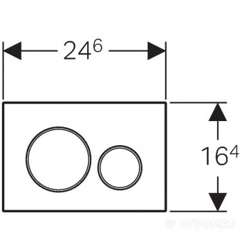Клавиша смыва Geberit Sigma 115.778.KH.1