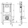 Villeroy & Boch Viconnect 92246100 Инсталляция для унитаза