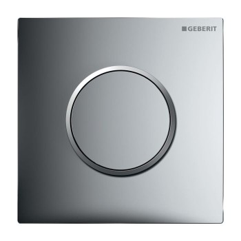 Кнопка для пісуару Geberit Sigma 10, світлий хром/матовий, хром/світлий хром (116.015.KH.1)