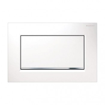 Змивна клавіша Geberit Sigma 30, білий/глянцевий хром (115.893.KJ.1)