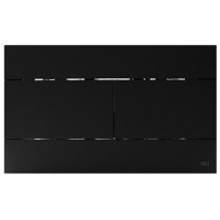 OLI кнопка Slim для установки, черная soft-touch, механическая 659056