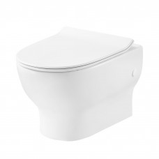 DEVIT 3120121 FRESH Унітаз підвісний безобідковий,тонка кришка soft-close, quickfix