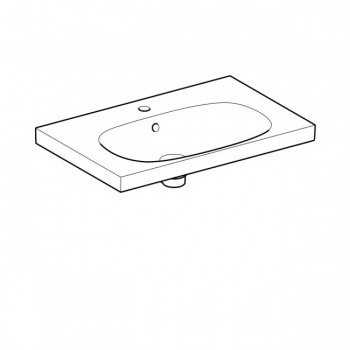 Geberit Acanto 500.622.01.2 Раковина 75 см.