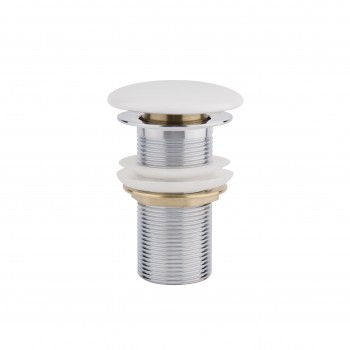 Раковина-чаша Qtap Kolibri 430х430х150 White с донным клапаном QT1011K396W