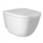 Унітаз підвісний Rak Ceramics One YFG103C + EL13AWHA з кришкою Duroplast, Soft Close, Rimless, білий