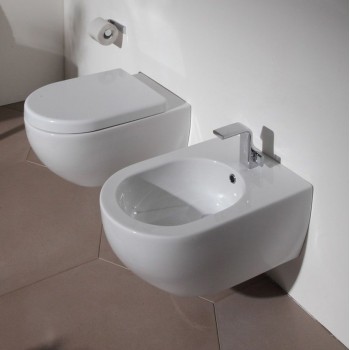Біде підвісне Flaminia APP 54x36 h27cm, Latte Milky white matt (AP218)