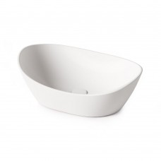 Умивальник накладний PAA Amore, Silkstone, зі зливом, 60х37, Matte White (IAMS_00)