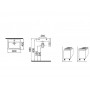 Idevit Halley 3201-0455-11 Раковина 60 см.