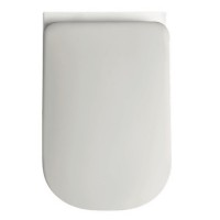 Kerasan 5191 01 Tribeca Кришка для унітазу SLIM quick-fix, soft-close, петлі хром, білий