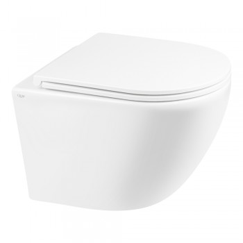 Унитаз подвесной Qtap Robin безободковый с сиденьем Soft-close QT1333046ENRW