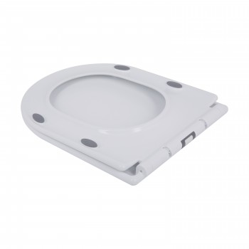 Унітаз-компакт Qtap Presto безобідковий з сідінням Soft-close QT24221217AW